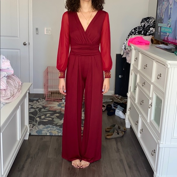 Windsor Red jumpsuit - Picture 1 of 2